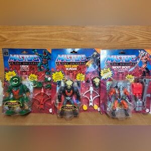 Masters Of The Universe Retro Play Deluxe Figure Set Lot Of 3 NEW